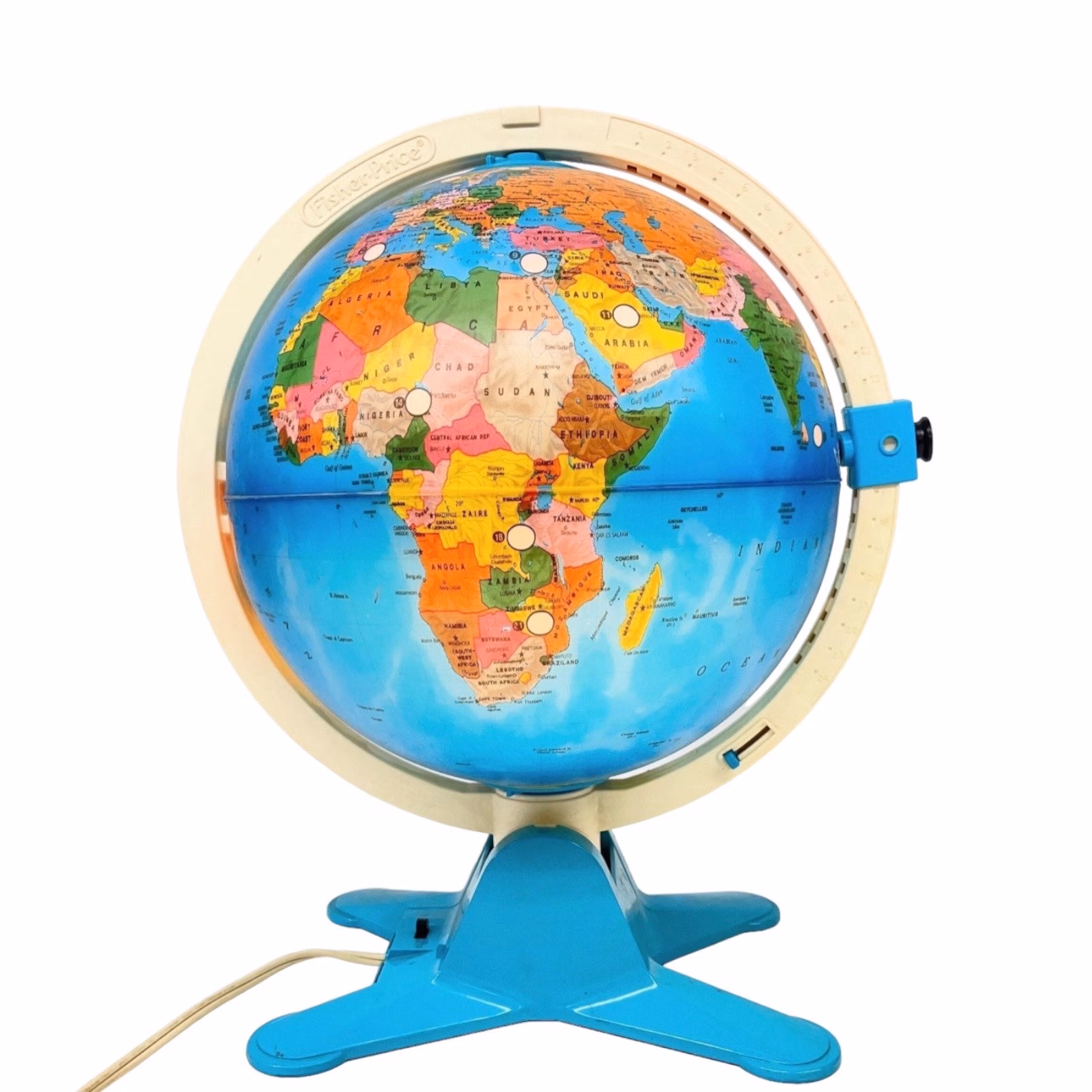 Vintage Fisher Price World Globe