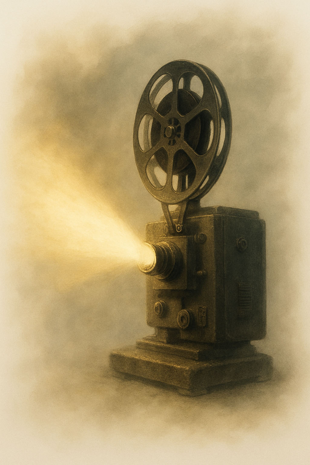 Vintage film projector